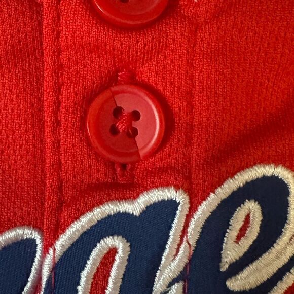 Genuine Merchandise Red and Blue Rangers Kids Jersey - Picture 6 of 6